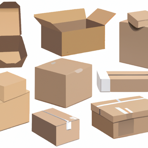 מגוון קופסאות קרטון בצורות וגדלים שונים, המדגימים את הרבגוניות שלהן.